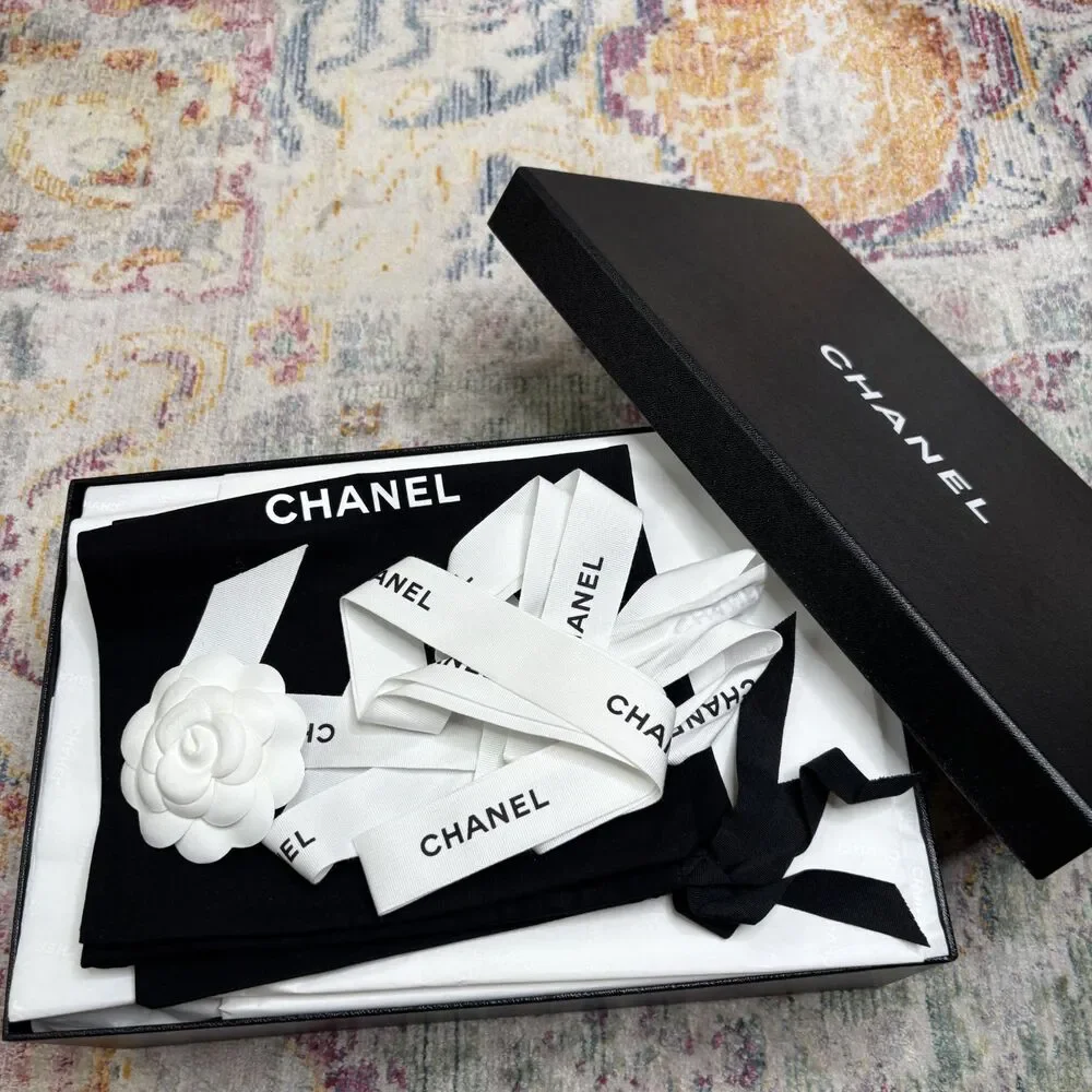 Chanel 2017 Denim CC Cap Toe Mules